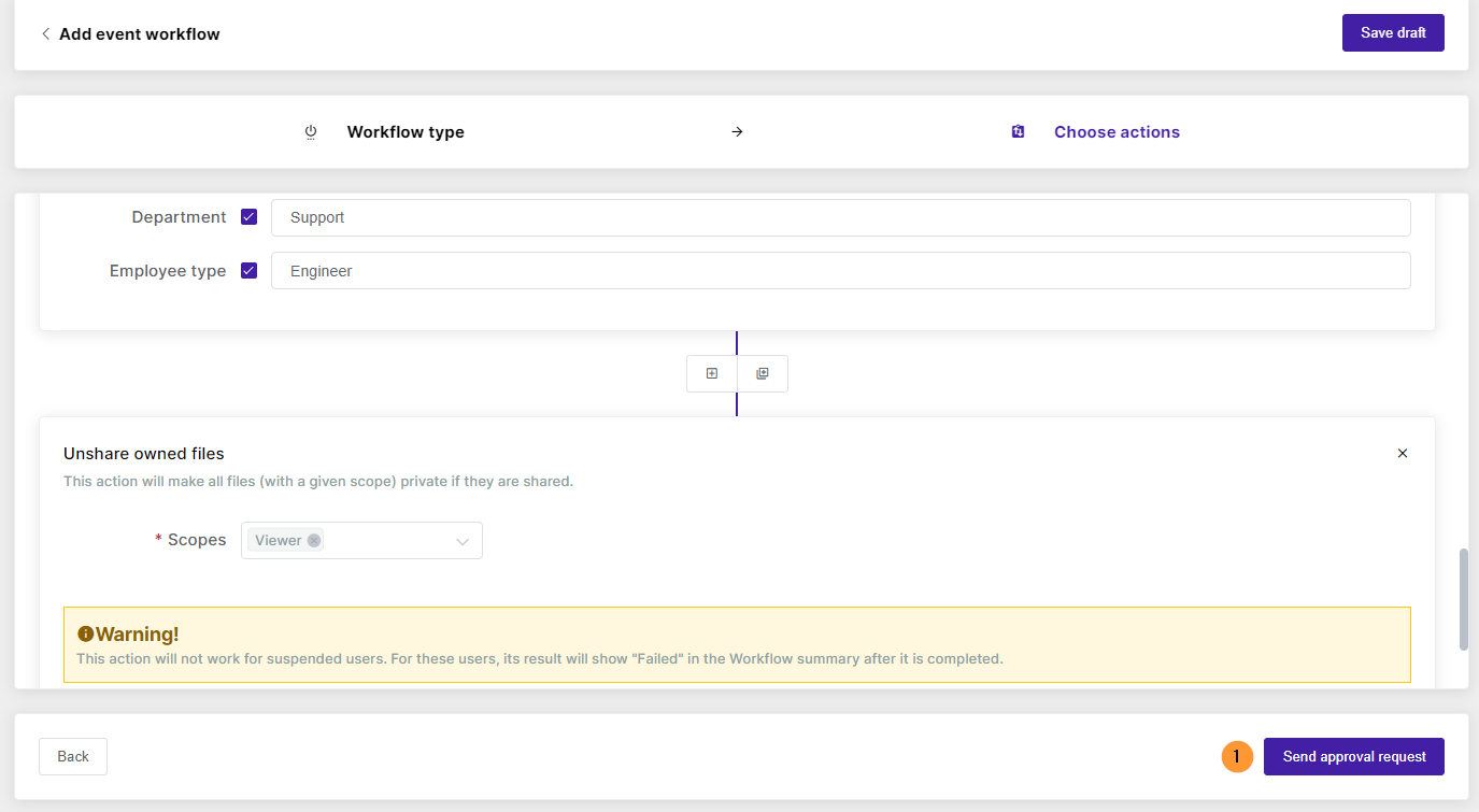 Step 3. Choosing actions